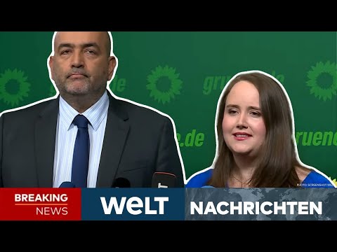 BERLIN: "Neustart!" Paukenschlag! Grünen-Spitze um Omid Nouripour und Ricarda Lang tritt zurück LIVE