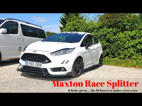 I Installed Another Maxton Product....- Racing Splitter V2 - Fiesta ST180