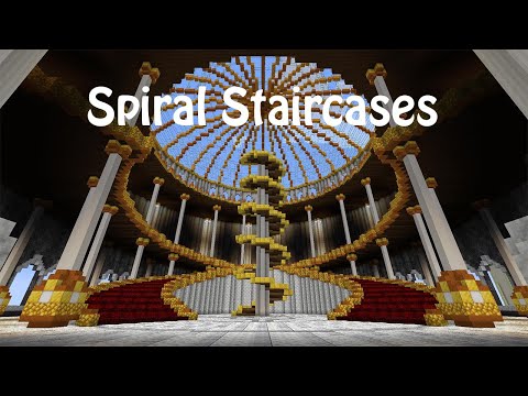 Minecraft Spiral Staircase Tutorial