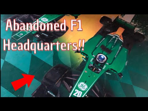 We explore the abandoned Caterham F1 headquarters (we found original Carbon moulds!!)