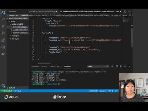 Look inside OCI images and runc
