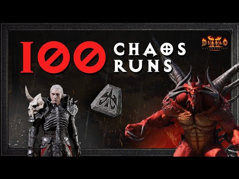 High Rune From Diablo | 100 Chaos Sanctuary Runs | Diablo II: Resurrected Ladder Season 2