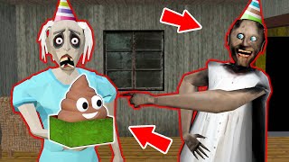 Granny vs Mad Granny vs Birthday and bad Gifts - funny horror animation (p.379)