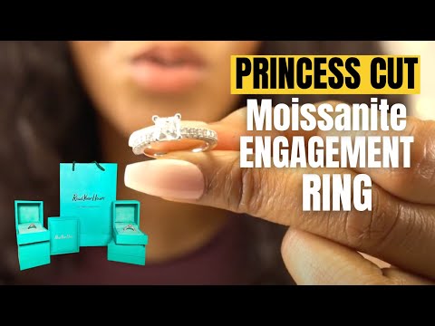 The ULTIMATE Princess Cut Engagement Ring | Always Read Your Heart |#moissanite  #engagementring