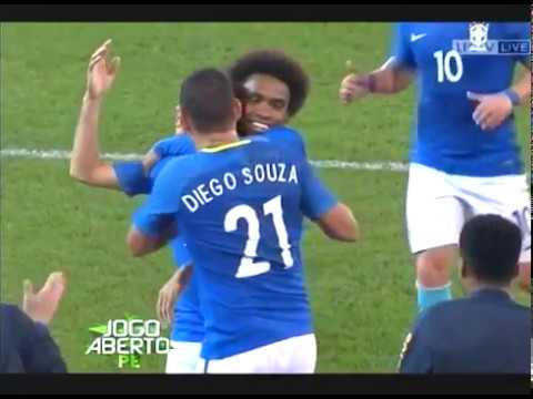[OPEN GAME PE] Diego Souza scores the fastest goal in the history of the national team