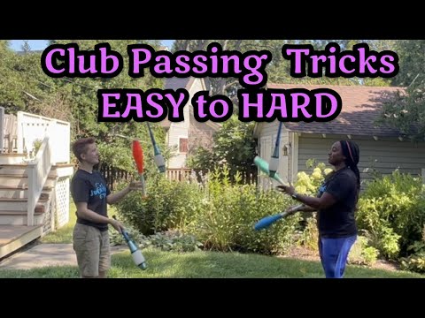 BEST Club Passing Tricks EASY to HARD | 4-Count Juggling Tricks | Juggling Performance Video