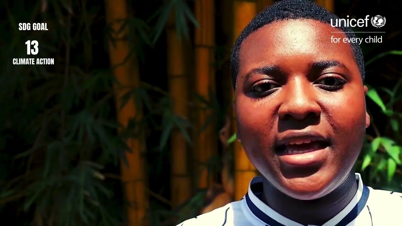 Zimbabwe Child President call for child-sensitive climate financing.
