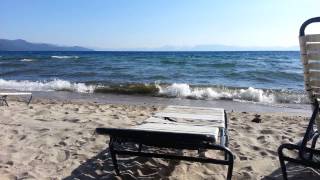 Ocean waves or Lake Tahoe