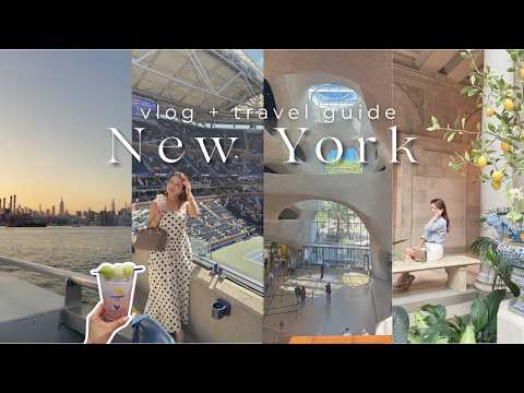 SUB) nyc vlog🗽🥨 5 days in NYC｜best food, cafes, hotels & US Open experience
