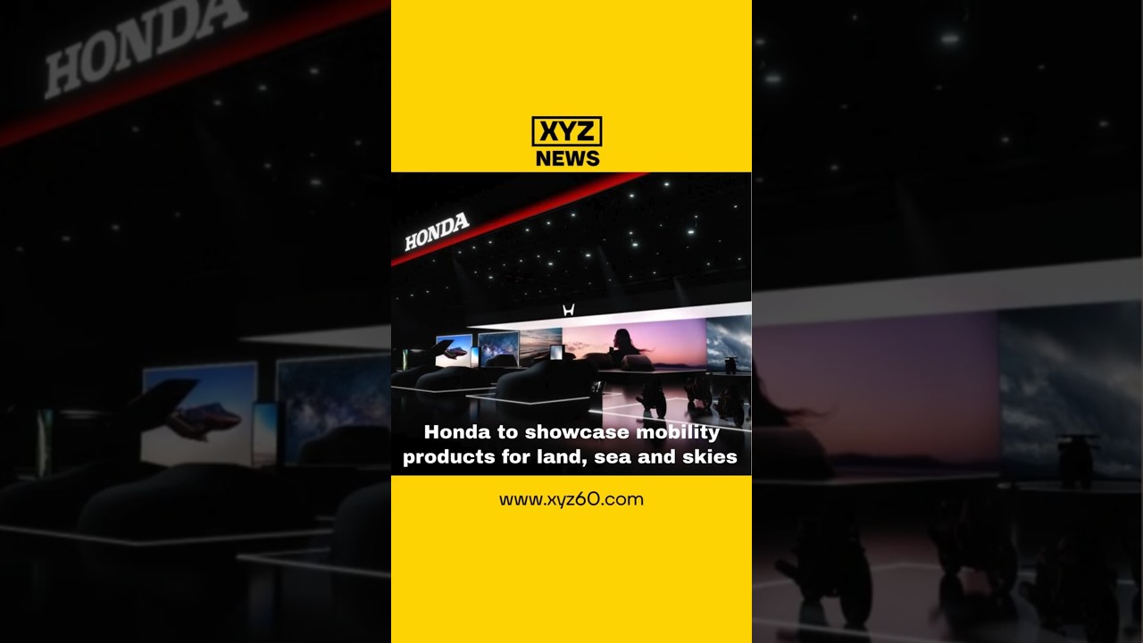 Honda to showcase mobility products for land, sea and skies