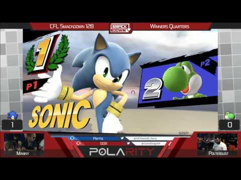 CFL Smackdown 128 WiiU - Noble | Manny (Sonic) vs Poltergust (Yoshi) - Winners Quarters