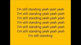 Glee - I&#39;m still standing - Lyrics