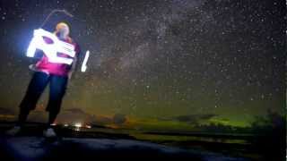 preview picture of video 'Nikon D800 Taketomi Island Starry Sky (竹富島　星空）'