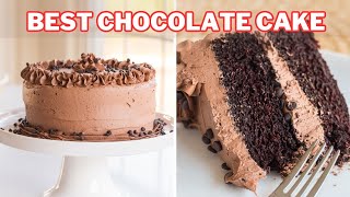 Homemade Chocolate Cake with from Scratch Chocolate Buttercream - DAIRY FREE FRIENDLY!
