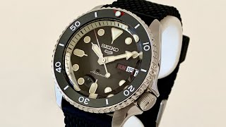Seiko 5 Sports [SRPD73K2] Vintage Black Ceramic Mod - @SeikoModsDubai