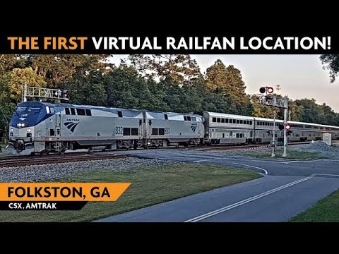 Folkston, Georgia, USA | Virtual Railfan  LIVE !