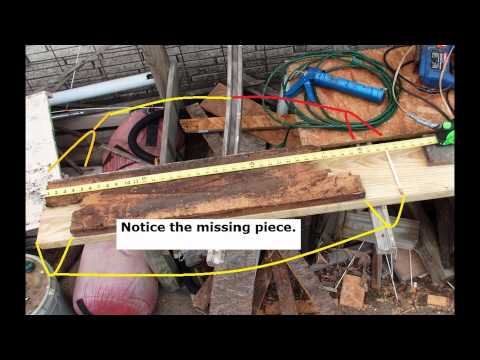 Replace rotten Door sill; slab foundation (2 min. slide ...