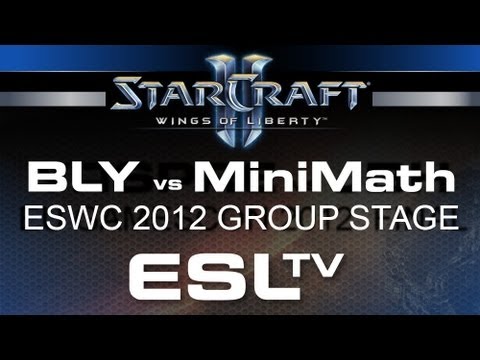 Starcraft 2 - Acer.Bly vs. MiniMath - ESWC 2012 Group Stage - StarCraft 2