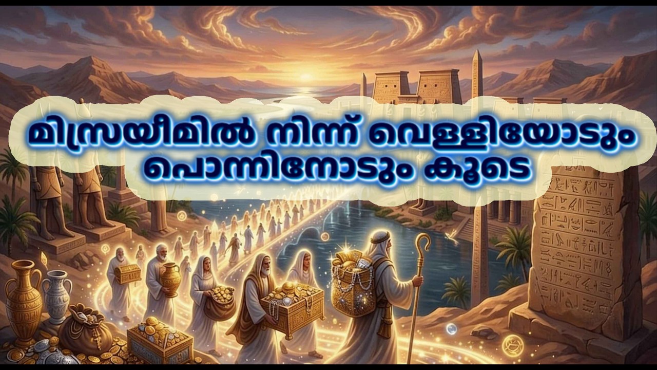 മിസ്രയീമിൽ നിന്ന് വെള്ളിയോടും പൊന്നിനോടും കൂടെ