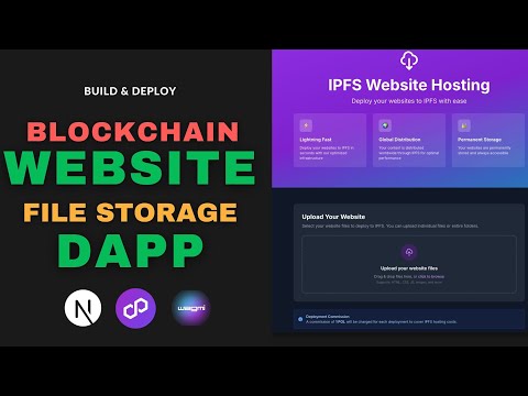 Build & Deploy a Blockchain Website + File Hosting DApp | Hosting DApp using Next.js & Pinata IPFS