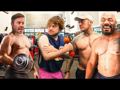 FIZ ACADEMIA PELA PRIMEIRA VEZ NA VIDA COM TOGURO, CARIANI E JÚLIO!