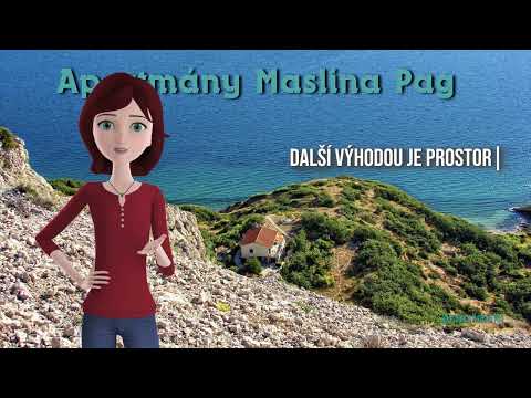 Apartmány Maslina Pag  - český