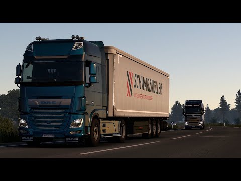 ETS2 1.40 - ProMods 2.55 - DAF XF 540 - Trip: Tallin - Daugavpils