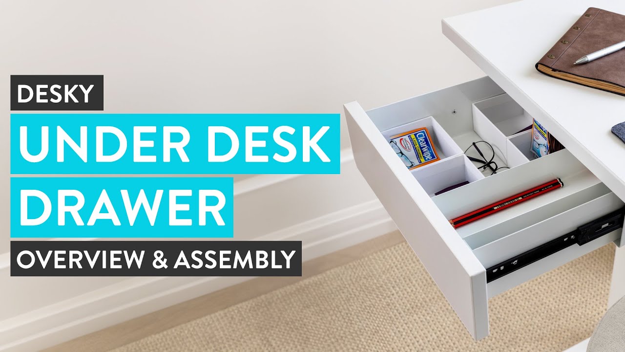Desky Minimal Under Desk Drawer Overview and Assembly