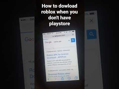 How to download roblox if you don't have playstore #robloxdownload