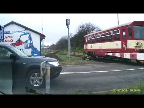 Samovratná výhybka-názorná ukázka Chrudim město.