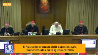 preview picture of video 'END Noticias: Vaticano abre puertas a homosexuales'