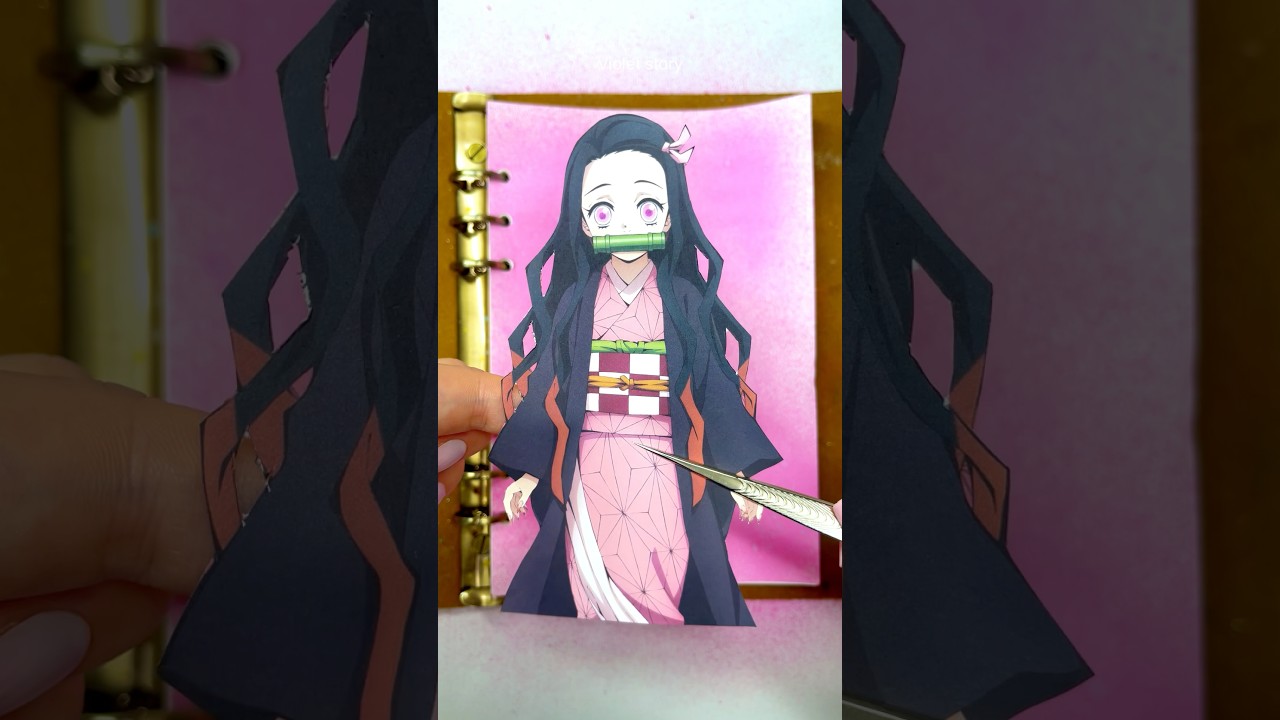 Journaling | Demon Slayer : Nezuko Kamado | Scrapbooking