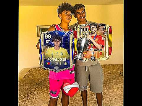 Ronaldo Jr and Lamine Yamal🔥 #eafcmobile #fifamobile #fifa #fcmobile #eafc24 #shorts