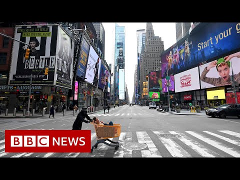 Coronavirus hits all 50 US states as death toll rises - BBC News