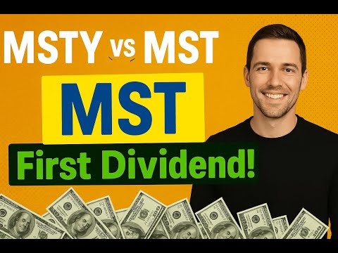MST Dividend REVEALED + MSTY vs MST ETF Review!
