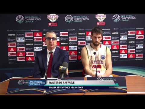 Umana Reyer - Nanterre 92: De Raffaele post partita