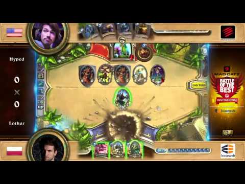 Hyped vs. Lothar Losers Round 2 - Mad Catz Battle of the Best Hearthstone Cup #1 - by LeaseWeb