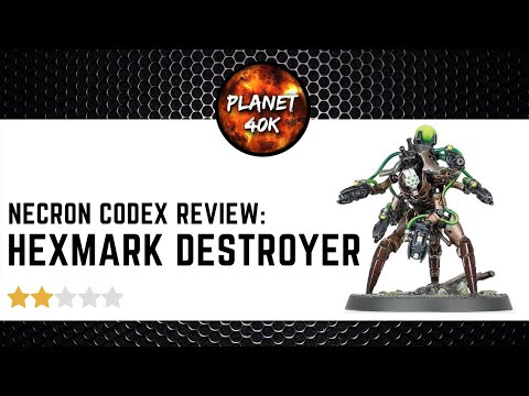 Necron HEXMARK DESTROYER REVIEW  - New 9th Edition Codex - Warhammer 40k