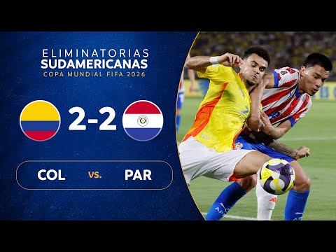 COLOMBIA vs. PARAGUAY [2-2] | RESUMEN | ELIMINATORIAS SUDAMERICANAS | FECHA 14