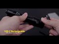 Nitecore P23i Taktinis žibintuvėlis, 3000 lm, iki 470 m, 5000 mAh, USB-C, IP68