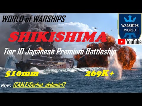 SHIKISHIMA Battleship / WoWs / World of Warships #wows #worldofwarships #gaming