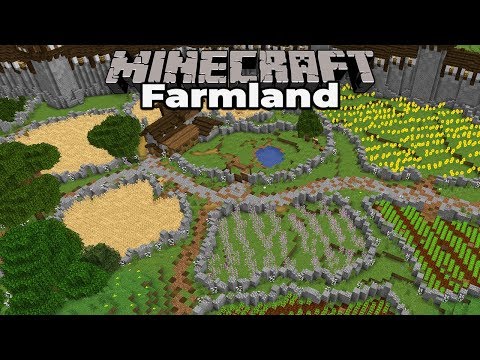 How to Build Custom Farmland in Minecraft 1.14 : Single Player Survival