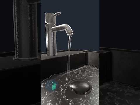 Water simulations in 3Ds Max no plugins needed #3dsmax #3dtutorial