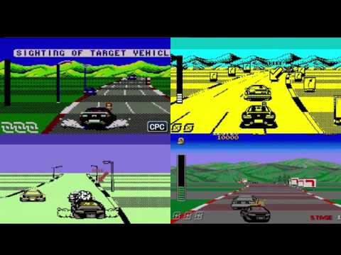 Chase HQ on Commodore Amiga, Atari ST, Commodore 64, Spectrum and Amstrad CPC