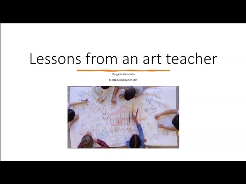 LIGHTNING TALKS: Lessons from an art teacher with Margaret Abramshe