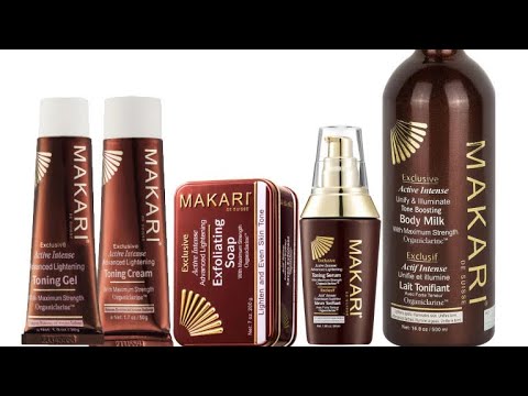 How to mix makari exclusive set for caramel skin #makari