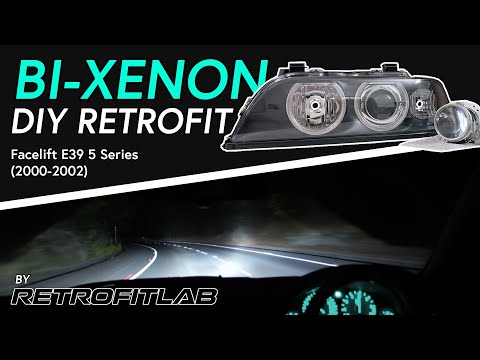 BI-XENON PROJECTOR Headlight Upgrade - E39 BMW 5 Series (Retrofit Lab Kit)