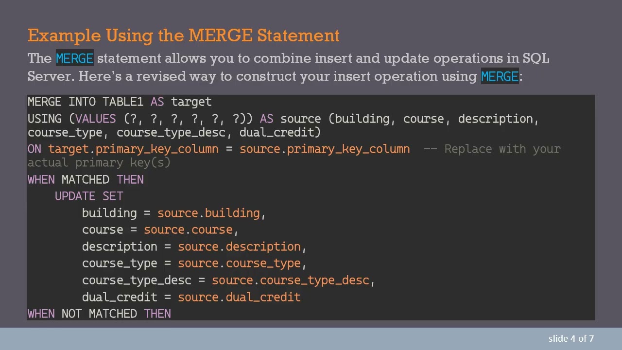 Resolving ON DUPLICATE KEY UPDATE Syntax Errors in SQL INSERT Statements