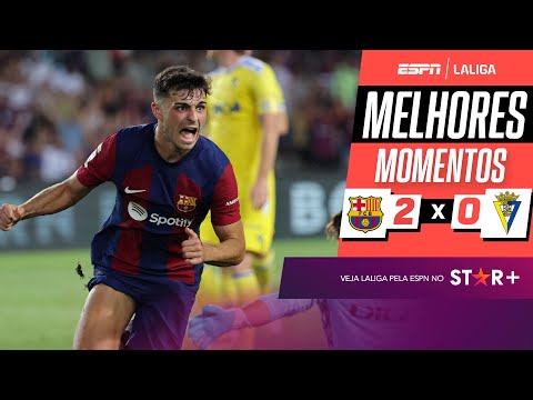 Gols e lances de Barcelona x Cadiz