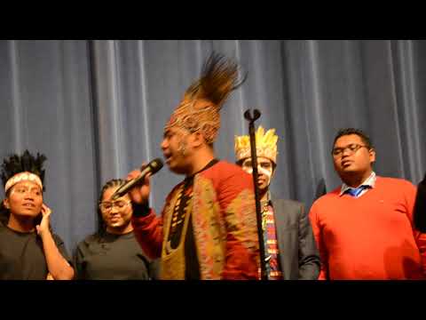 Pace Nogei ft  students  Tanah Papua